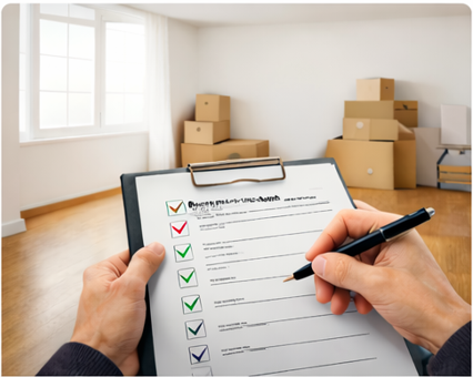 Person taking pictures of a plot